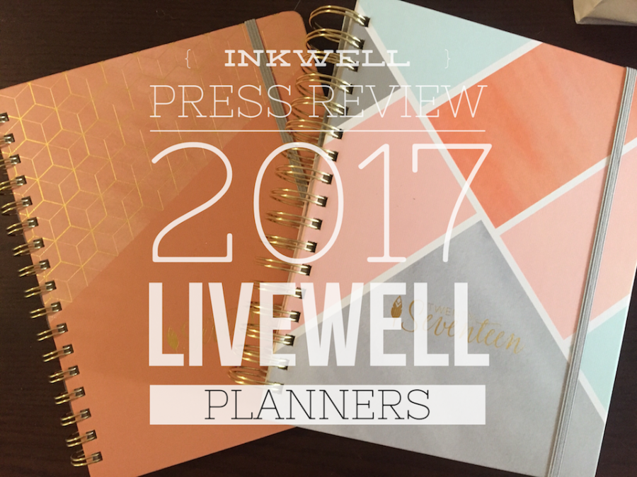 Inkwell Press Livewell 2017 Planners